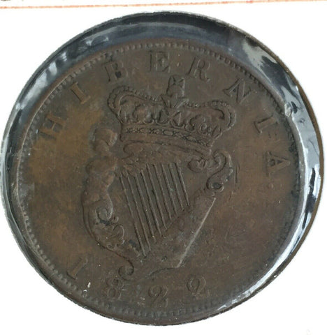 Ireland 1822 Penny 1d Very Fine Condition