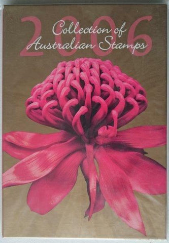 Australia Post 2006 Year Album. This book contains all the different simplified stamps issued in that year.