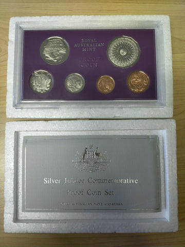 Australia 1977 Royal Australian Mint Queen Elizabeth Silver Jubilee Proof Set Superb Condition