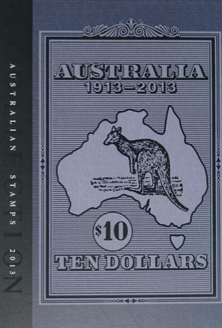 Australia Post 2013 Year Album. This book contains all the different simplified stamps issued in that year.
