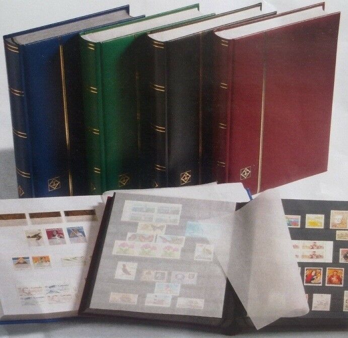 Hm Vicyy Double Sided Stamp Album-Stock Pages With 9 Binder Holes