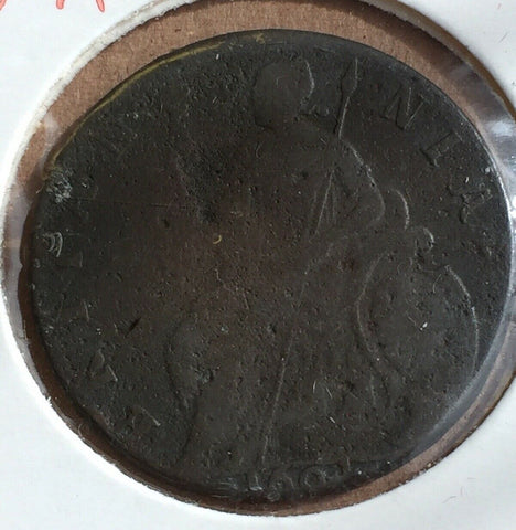 Great Britain: 1694 William and Mary Halfpenny S3452