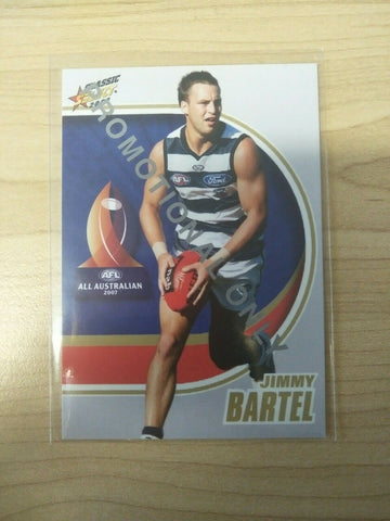 2008 Select AFL All Australian Promotional Card Jimmy Bartel Geelong