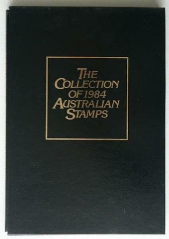 Australia Post 1984 Year Album. This book contains all the different simplified stamps issued in that year.