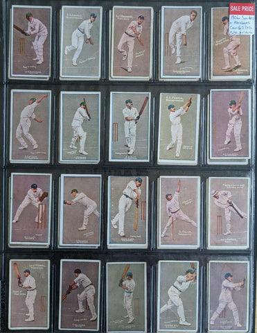 Cricket 1906 Sniders and Abraham Cigarette Cards 36/40