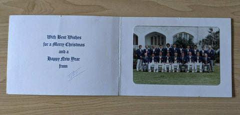 Cricket 1984-5 England Tour Of India & Australia Photo of Team