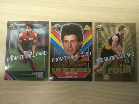 2011 Select AFL Champions Promotional Cards Set Of 3