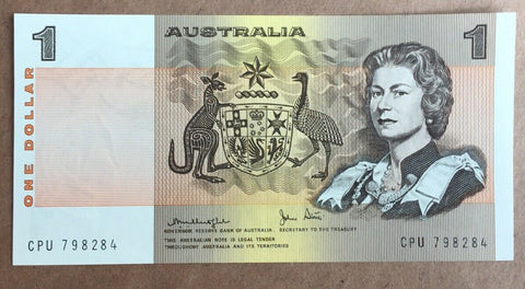 Australia 1977 R77 $1 Knight/Stone Uncirculated
