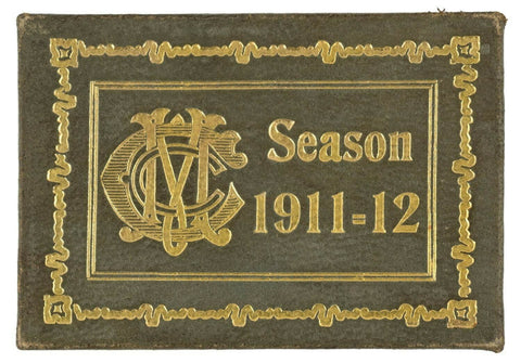 Cricket 1911-12 MCC Melbourne Cricket Club Complimentary Season Ticket
