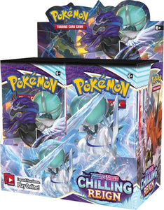 POKEMON TCG Sword and Shield - Chilling Reign Booster Sealed Box