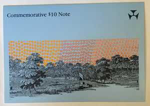 Australia 1988 $10 Bicentenary Commemorative First Polymer Banknote  Folder