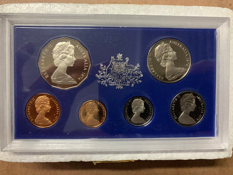 Australia 1974  Royal Australian Mint Proof Set Key Date Superb Condition