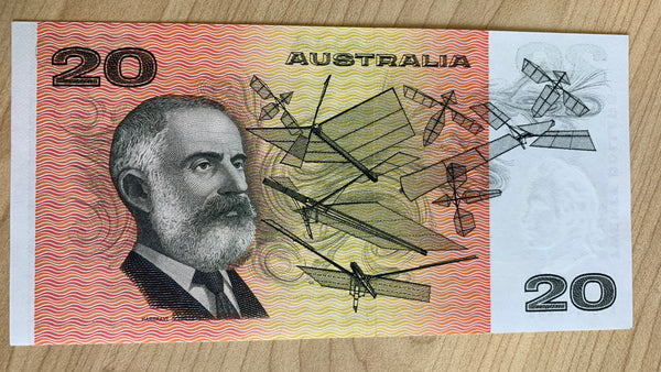 Australia 1974 $20 Phillips Wheeler Banknote Uncirculated R405