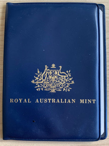 Australia 1966 Royal Australian Mint Uncirculated Coin Set in rare blue wallet