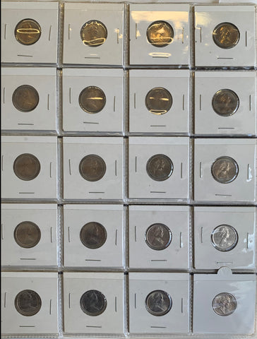 Australian 1966-2002 5c Uncirculated Coin Collection