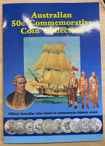 Sherwood 1966 - 1998 Commemorative Fifty Cent Coin Collection In Folder