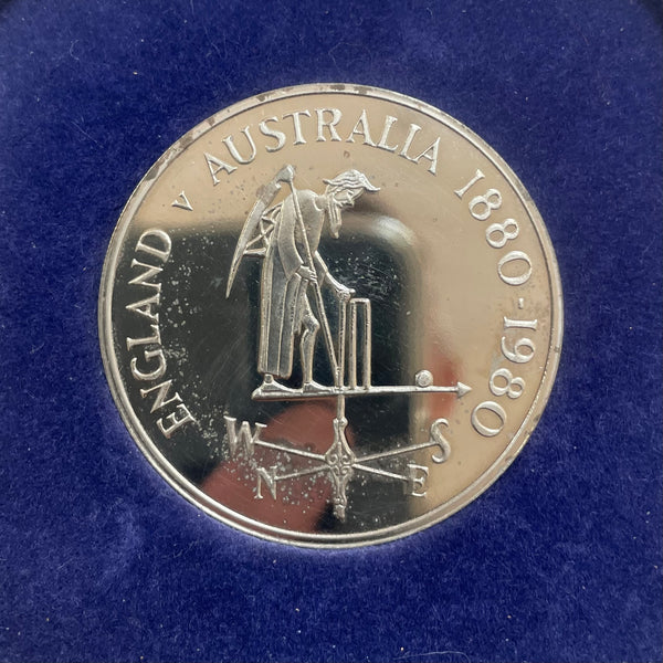 Great Britain Tower Mint 1980  Lord's Cricket Ground Commemorative Medallion