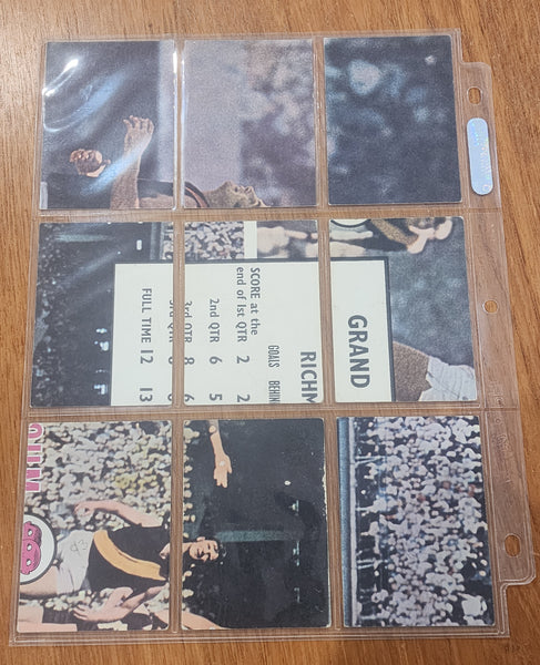 1970 Scanlens Set Excellent Condition