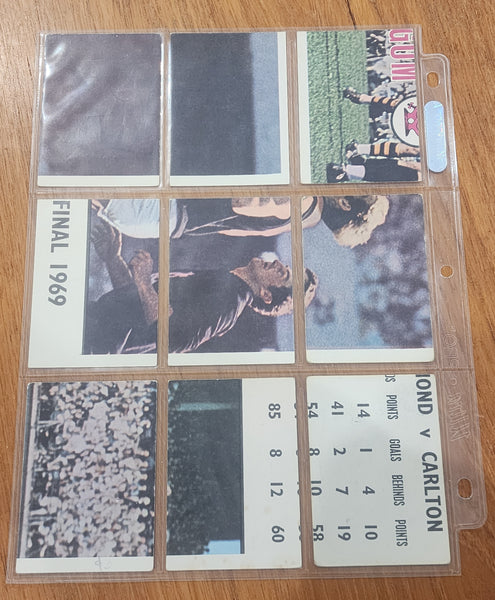 1970 Scanlens Set Excellent Condition