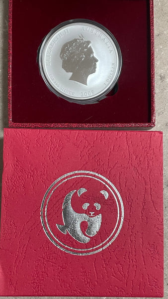 Australia 2008 Perth Mint $1 Lunar New Year of the Rat 1oz Silver Coin