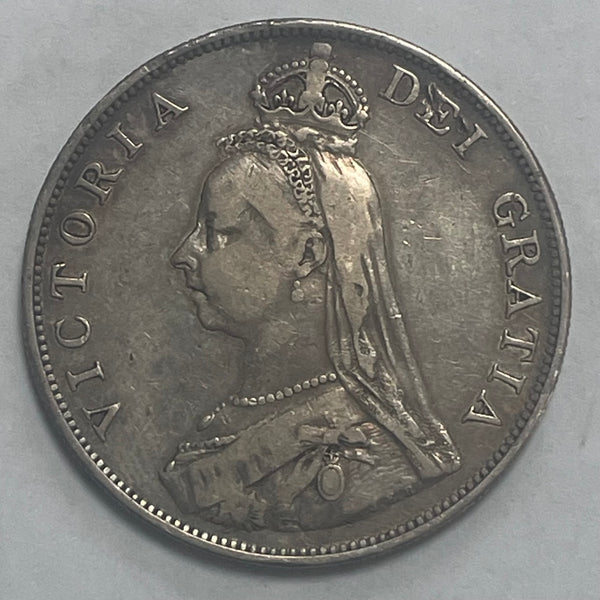 UK Great Britain: 1887 Queen Victoria Double Florin