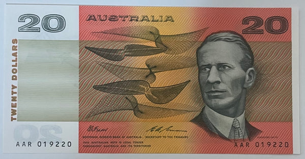 R415 Mc196 Twenty Dollar $20 Fraser/Evans Uncirculaded