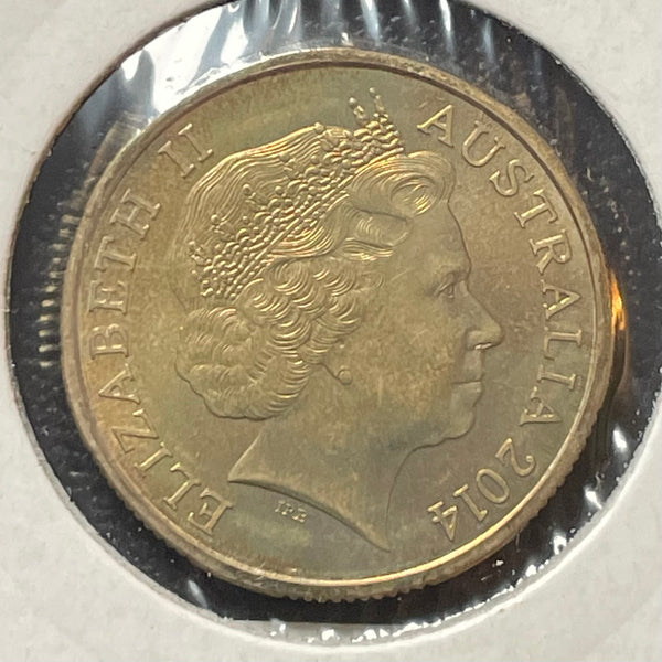 Australia 2014 Royal Australian Mint $1 70th anniversary of the retirement G For George Bomber Uncirculated Coin