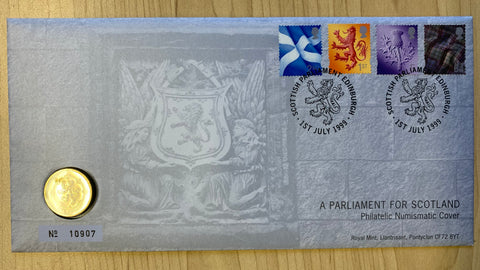 GB Great Britain 1999 £1 Scottish Parliament Edinburgh  PNC