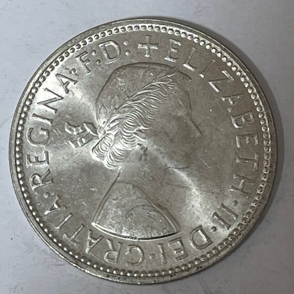 Australia 1959 2/- Florin Silver Coin Uncirculated