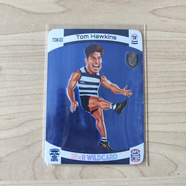 2021 AFL Teamcoach Trophy Star Wildcard Tom Hawkins Geelong TSW-03