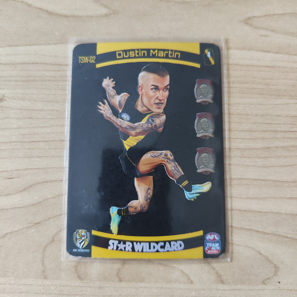 2021 AFL Teamcoach Trophy Star Wildcard Dustin Martin Richmond TSW-02