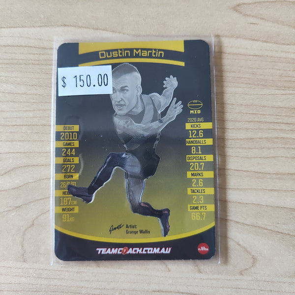 2021 AFL Teamcoach Trophy Star Wildcard Dustin Martin Richmond TSW-02