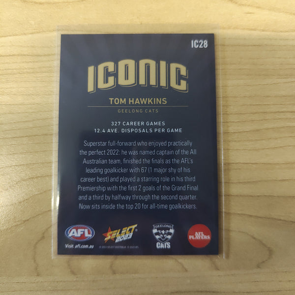 2023 Select AFL Footy Stars Iconic Tom Hawkins Geelong 23/70