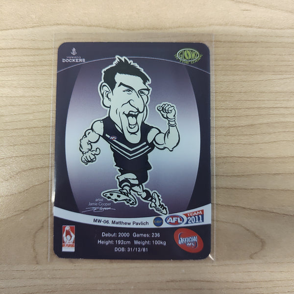 2011 Teamcoach Magic Wildcard Matthew Pavlich Fremantle MW-06