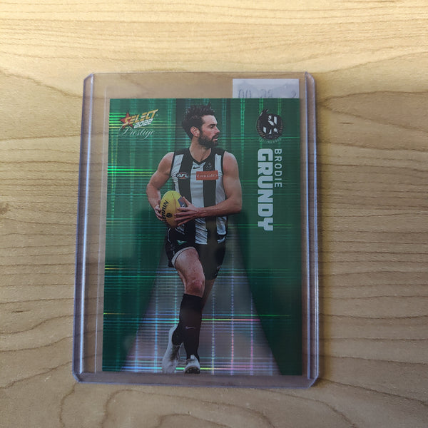 2022 AFL Select Prestige Green Parallel Brodie Grundy Collingwood 42/60