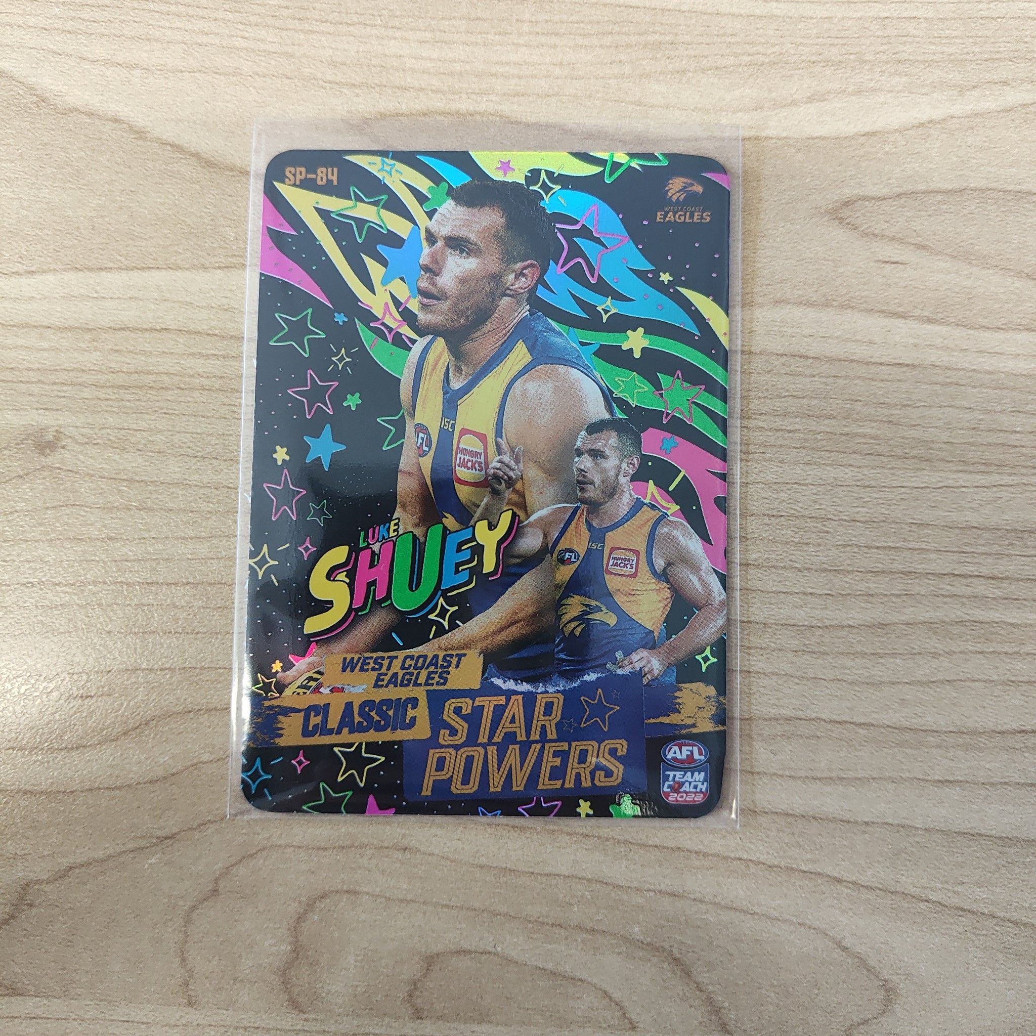 2022 Teamcoach Classic Star Powers Neon Luke Shuey West Coast SP-84