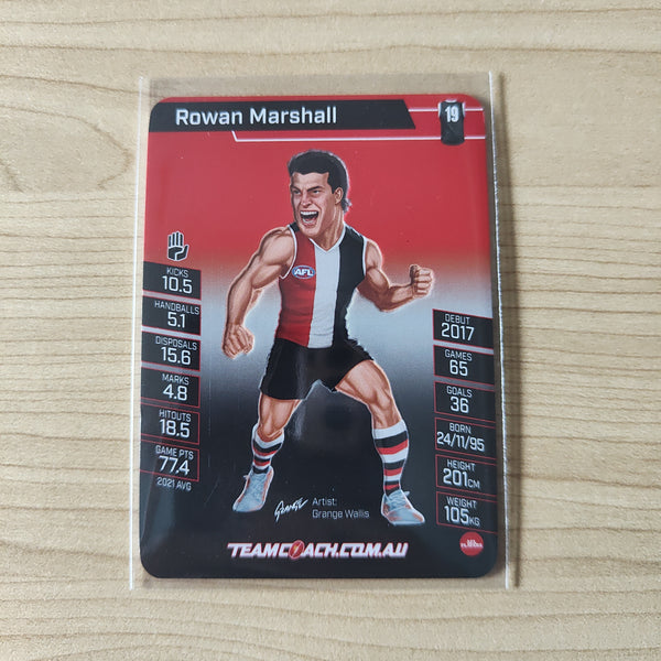 2022 Teamcoach Star Wildcard Rowan Marshall St Kilda SW-15