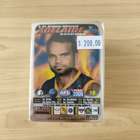 2005 Teamcoach Silver Premium Complete Set of 150 Cards