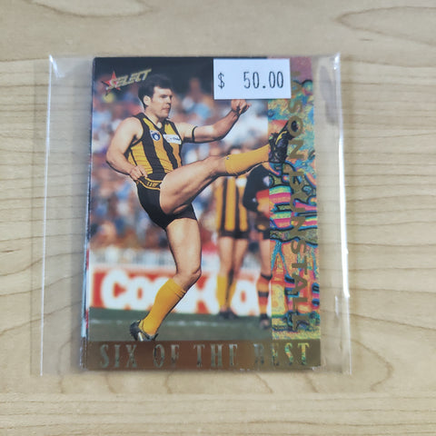 1995 Select AFLPA Six of the Best Complete Set of 6 Cards