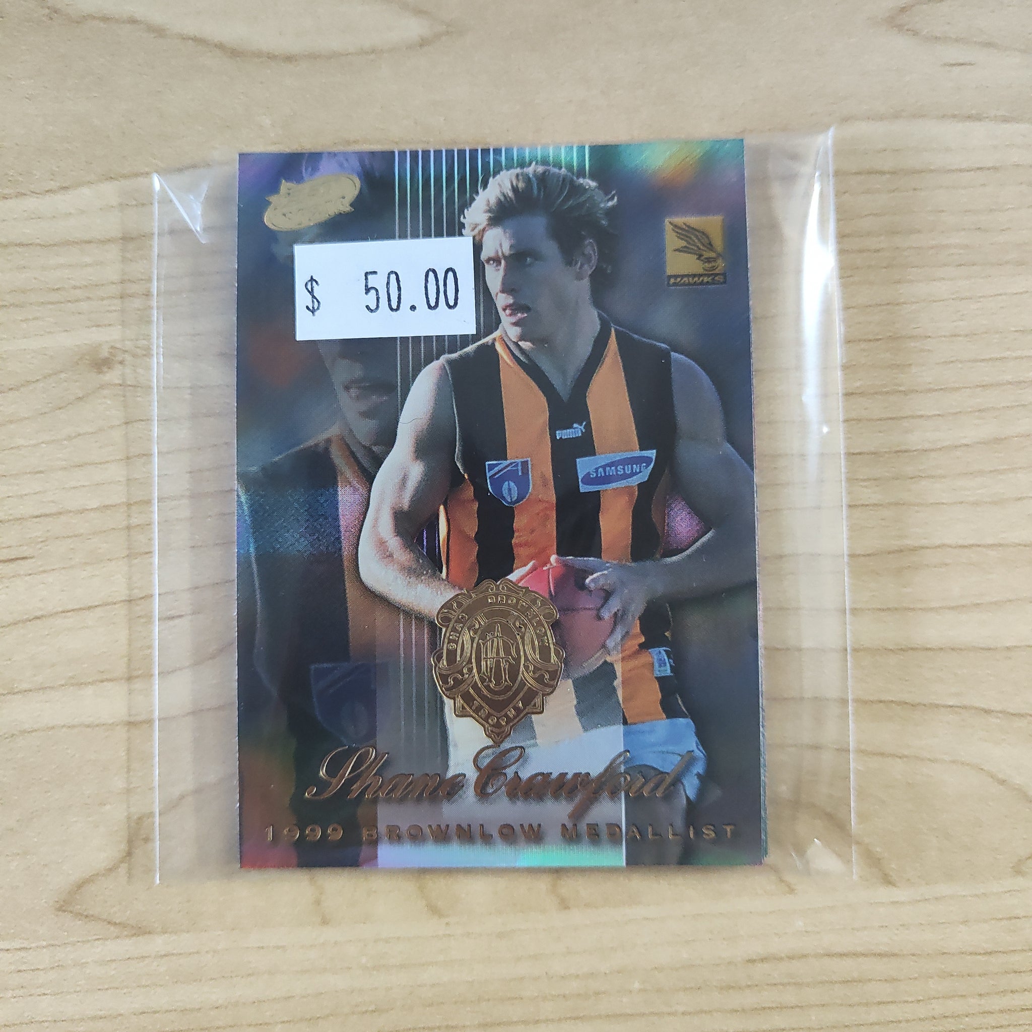 2000 Select Y2K AFLPA Medal Card Complete Set of 6 Cards