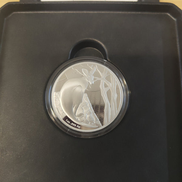 2022 Royal Australian Mint $1 Impressions of Australia Kangaroo Series Fine Silver Proof