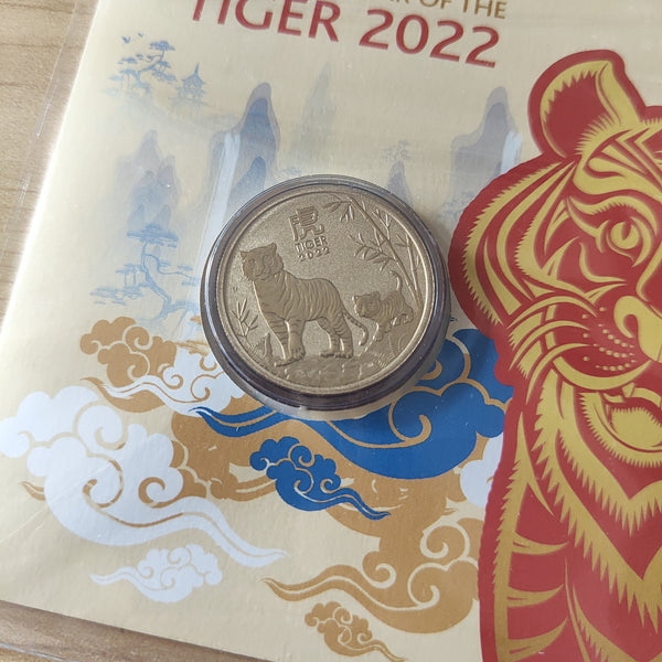 2022 Australia Post Lunar New Year of the Tiger $1 Coin PNC