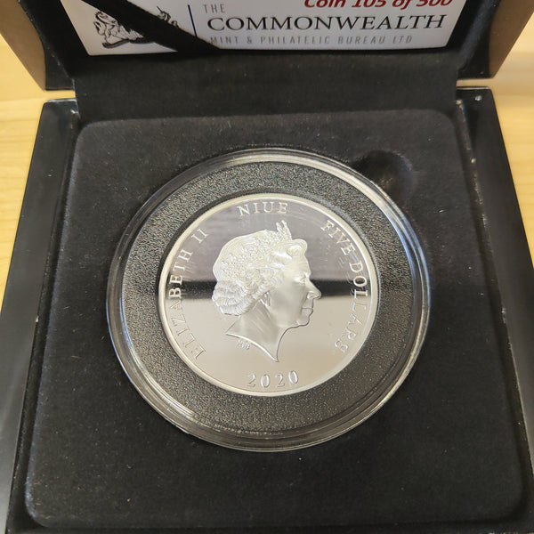 Niue 2020 $5 The Raven Nevermore 2oz Silver Coin