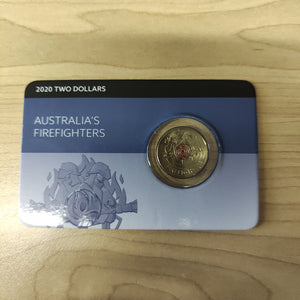 2020 RAM $2 Australia's Firefighters Downies Carded Uncirculated Coin