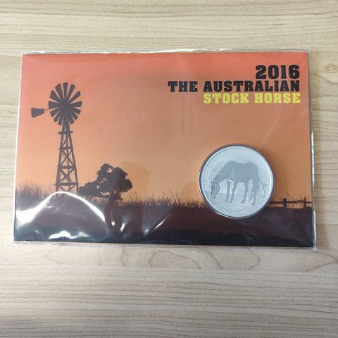 2016 Perth Mint The Australian Stock Horse 1oz Silver Proof Coin