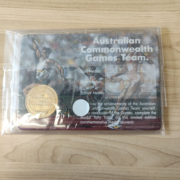 Australia Mitre Ten 1994 Commonwealth Games limited edition carded Gold Medallion