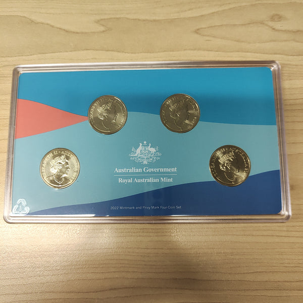 2022 RAM Dinosaurs Down Under Uncirculated Coin Mintmark & Privy Mark Set