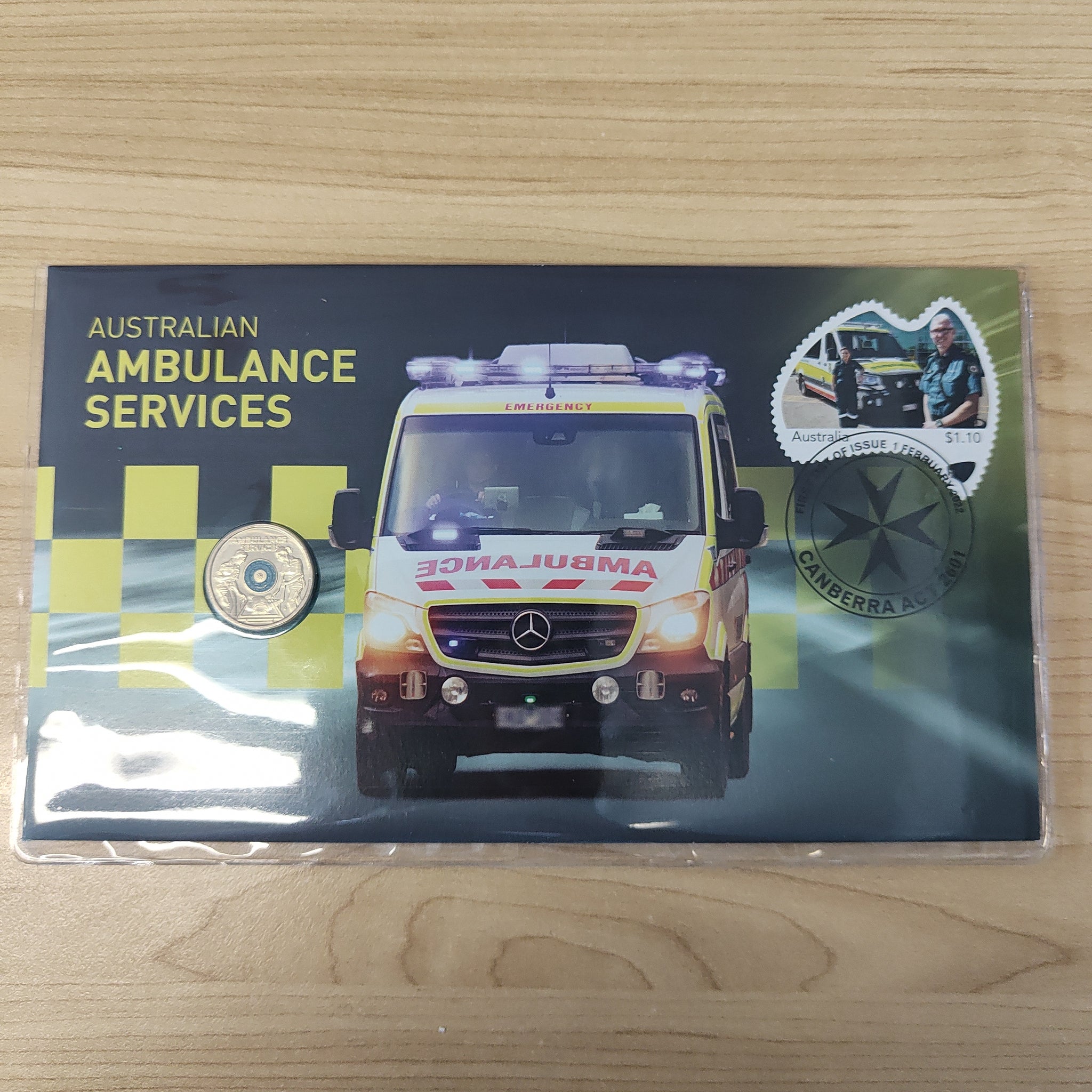 2022 Australia Post Colored $2 Ambulance Services PNC