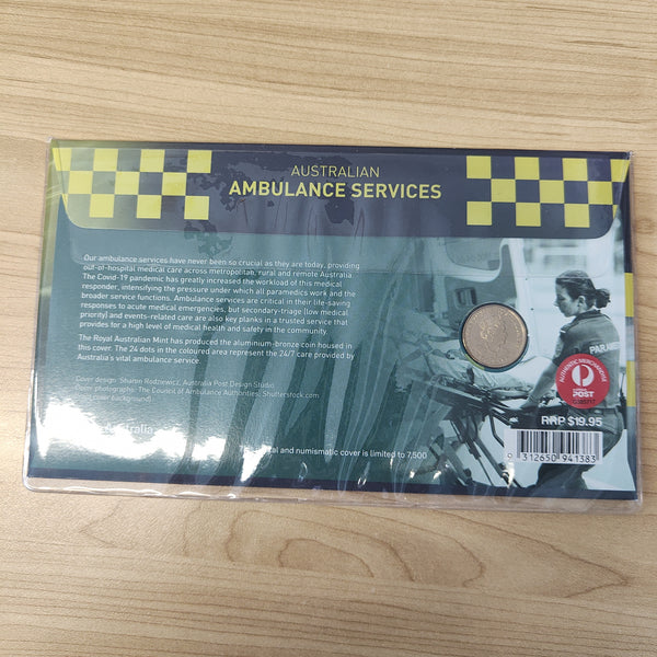 2022 Australia Post Colored $2 Ambulance Services PNC