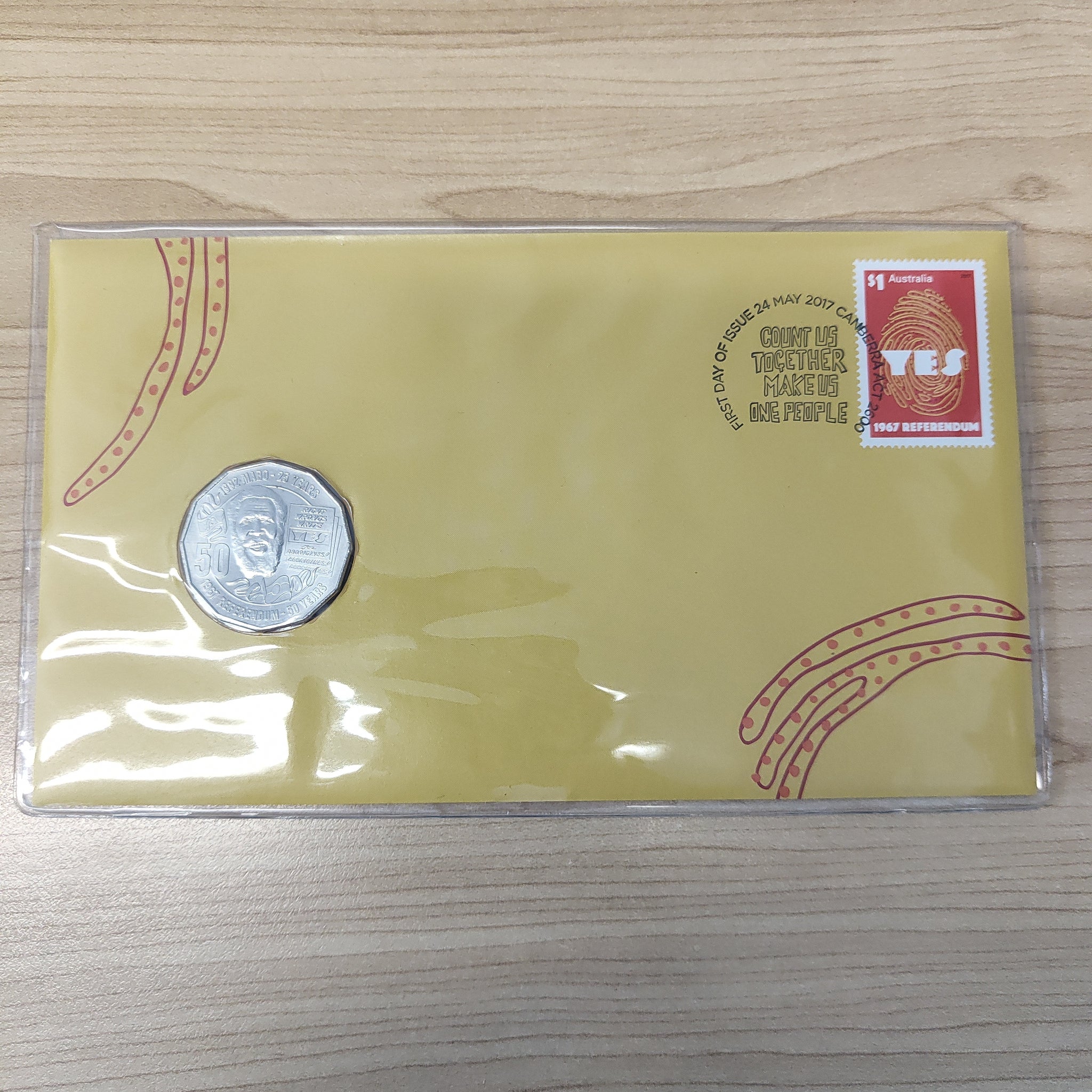 2017 Australia Post 1967 Referendum Mabo 50c PNC